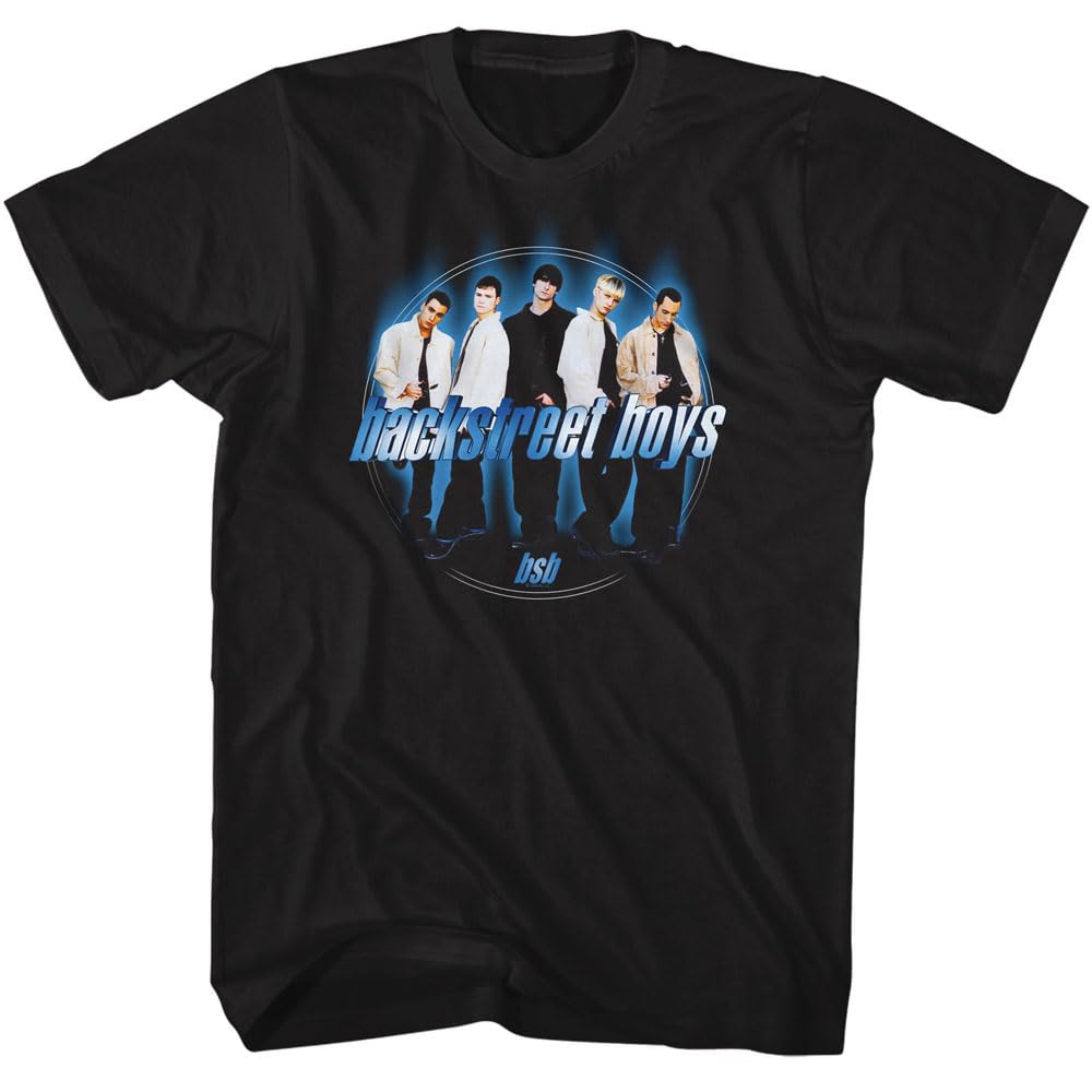 Back Street Boys バンドTシャツ Amazon.com: Backstreet Boys BSB Adult Short Sleeve T Shirt